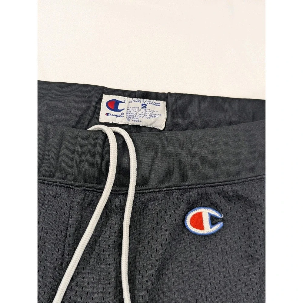 TCU Horned Toads  Football Champion Vintage Black Mesh Shorts Size Small‎